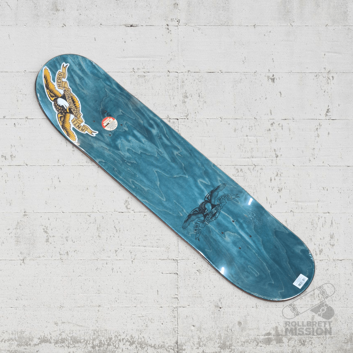 Anti Hero Classic Eagle Team black 8.12 Deck - Skateboard - Decks - Rollbrett Mission