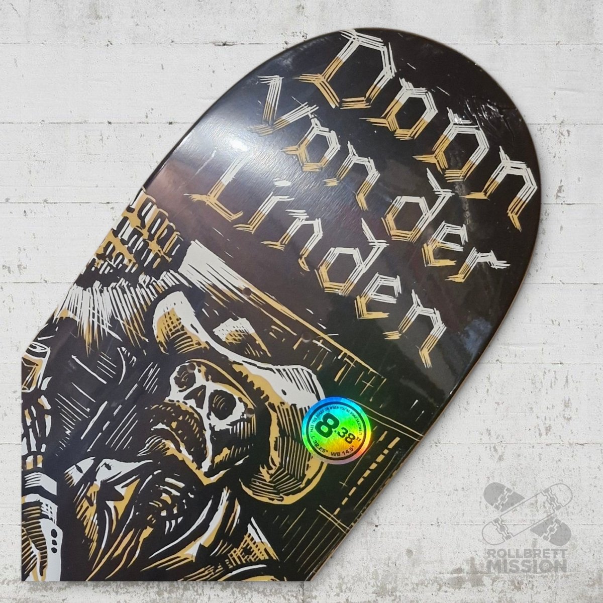 Anti Hero Daan Absentes 8.38 Deck - Skateboard - Decks - Rollbrett Mission