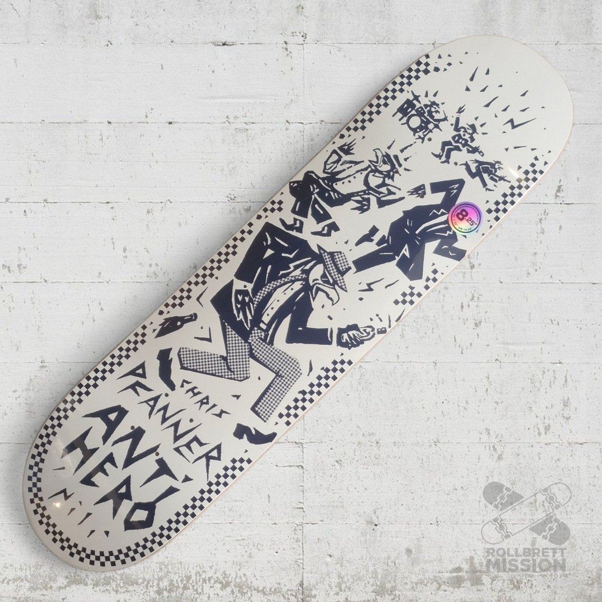 Anti Hero Pfanner Ruder Bwoys 8.25 Deck - Skateboard - Decks - Rollbrett Mission