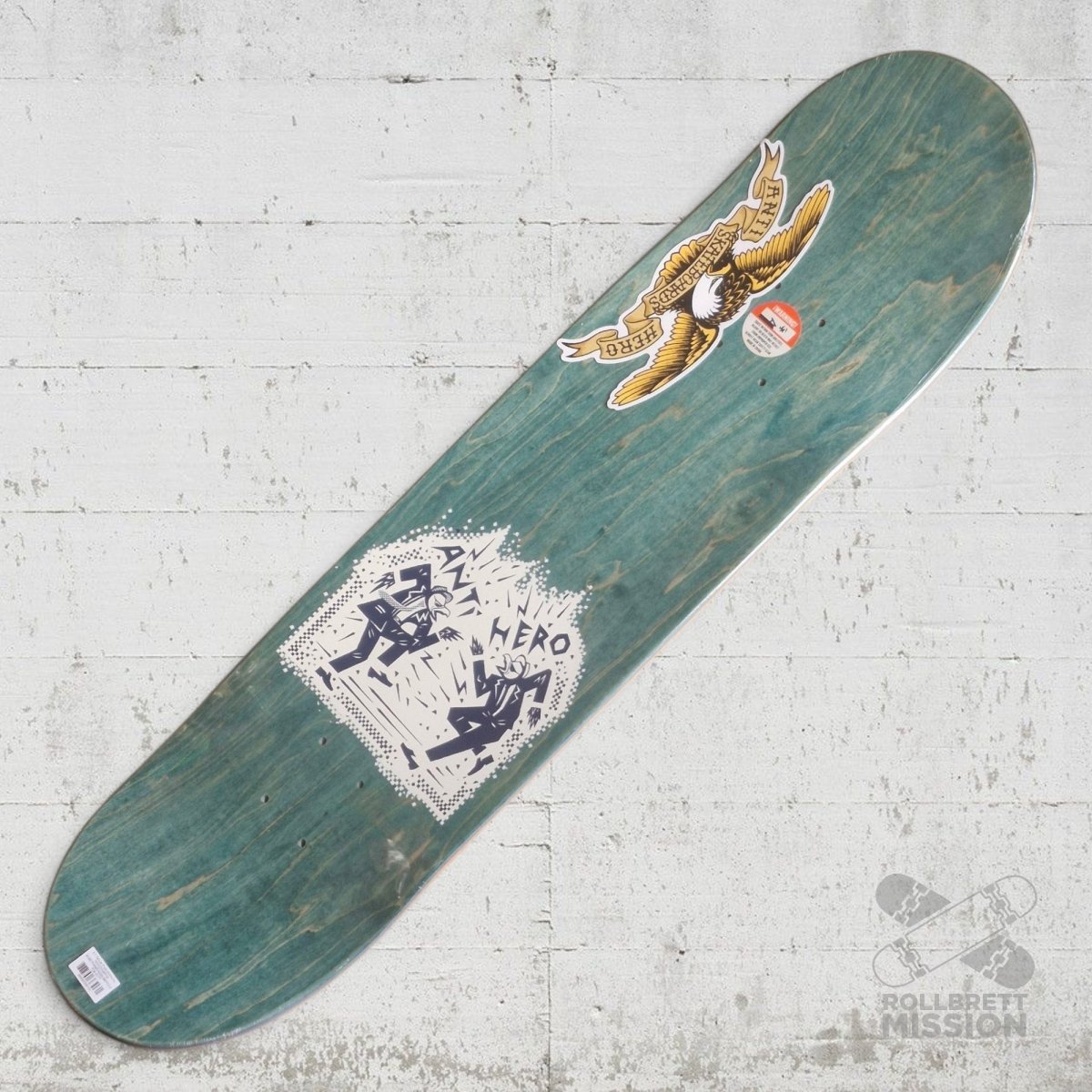 Anti Hero Pfanner Ruder Bwoys 8.25 Deck - Skateboard - Decks - Rollbrett Mission