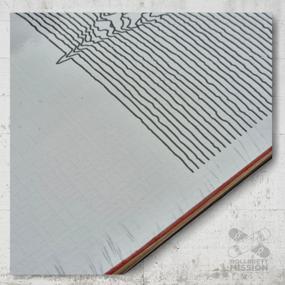 Antiz Music Series Joy Division White 7.875 Deck - Skateboard - Decks - Rollbrett Mission