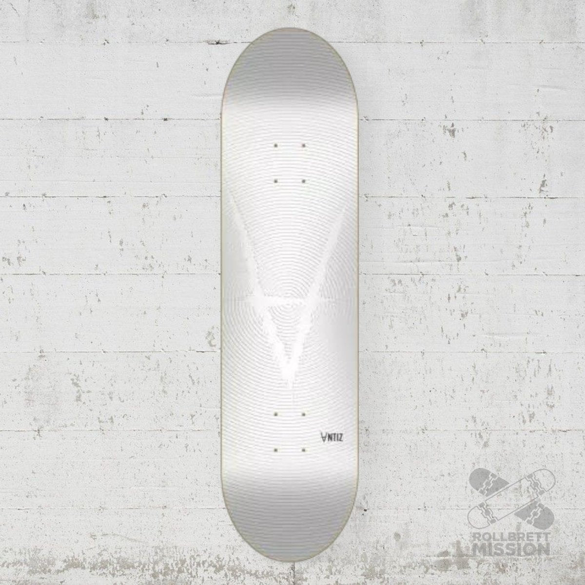 Antiz Vertigo White 8.0 Deck - Skateboard - Decks - Rollbrett Mission