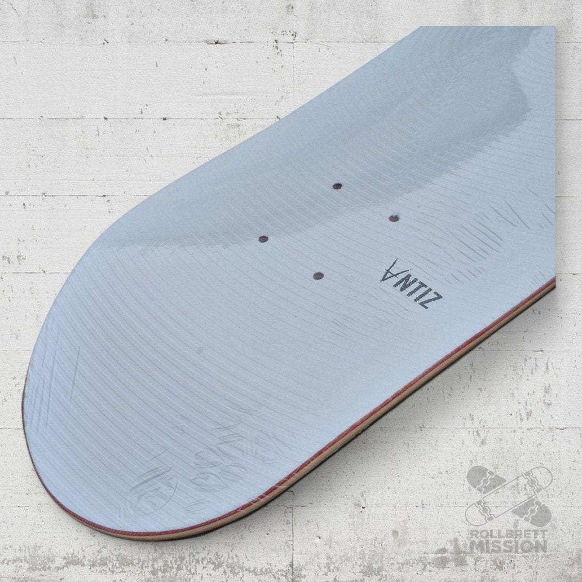 Antiz Vertigo White 8.0 Deck - Skateboard - Decks - Rollbrett Mission