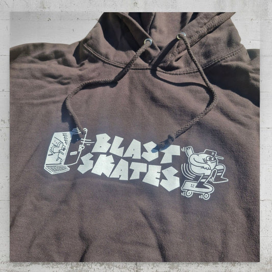 Blast Skates Hoodie Ragin' charcoal - Shirts & Tops - Rollbrett Mission
