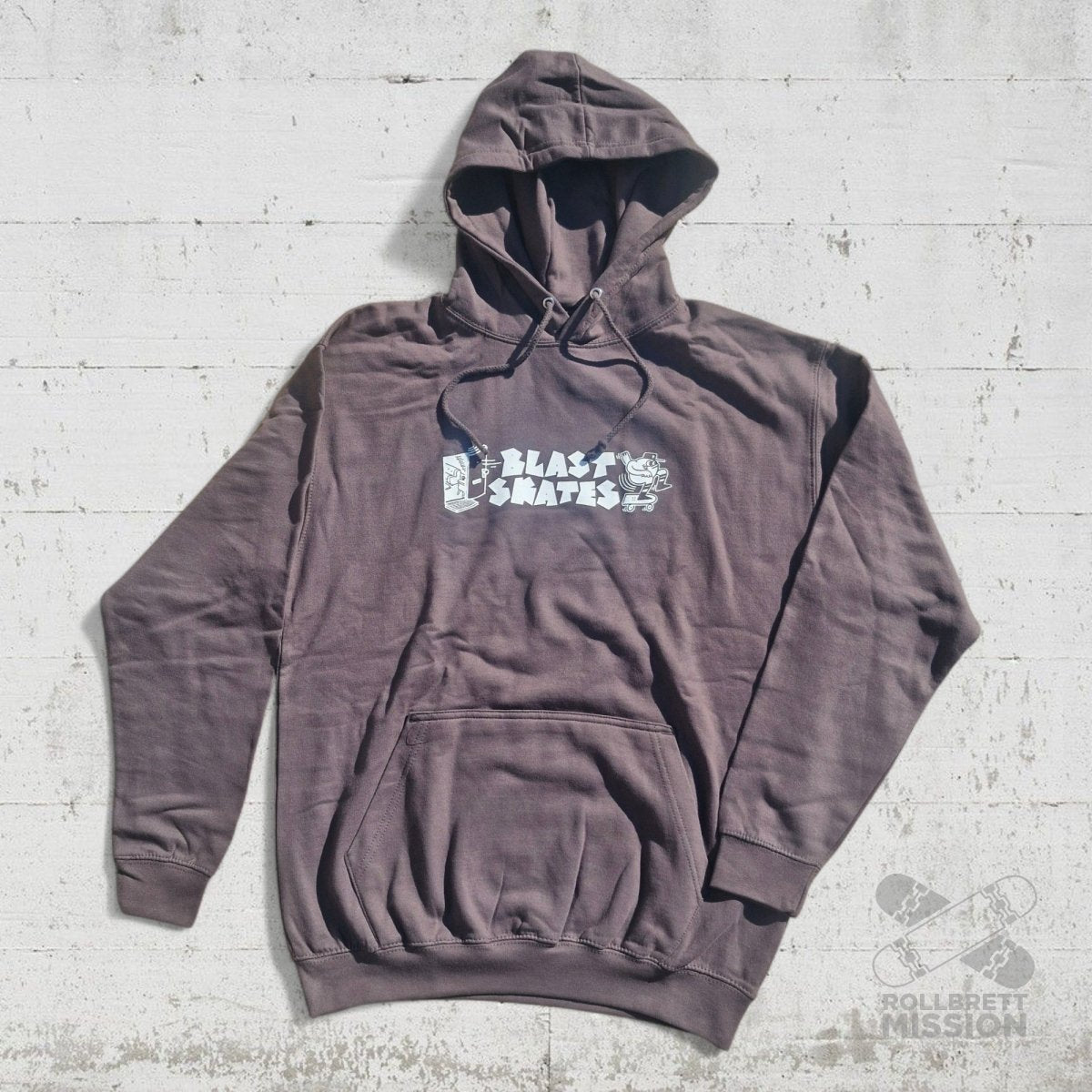 Blast Skates Hoodie Ragin' charcoal - Shirts & Tops - Rollbrett Mission