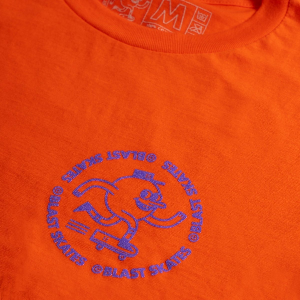 Blast Skates Kids T-Shirt Tagger orange - Rollbrett Mission