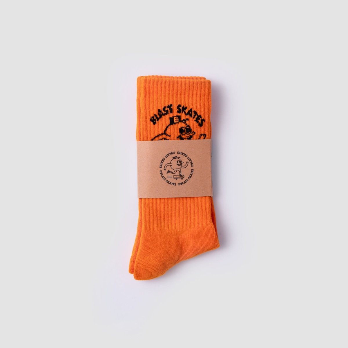 Blast Skates Logo Crew Crew Socks Socken orange - Socken - Rollbrett Mission