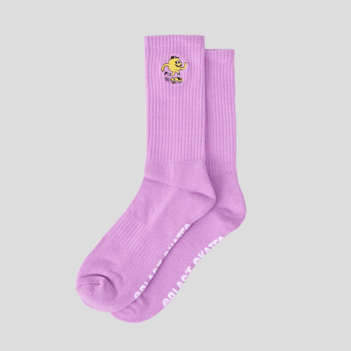 Blast Skates Socken Embroidered Socks lila - Socken - Rollbrett Mission