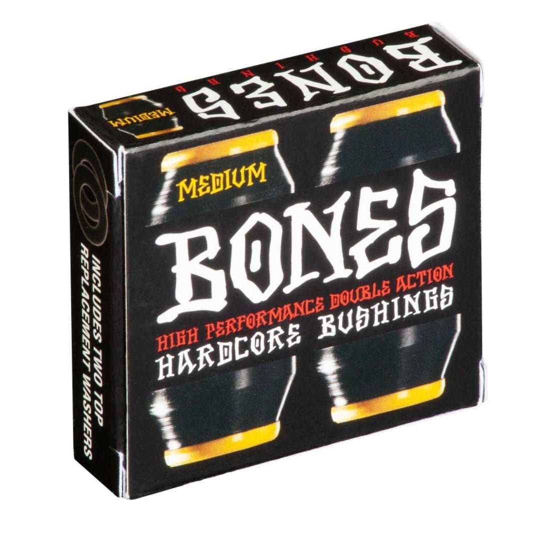 Bones Hardcore Bushings 91A Medium black - Skateboard-Kleinteile - Rollbrett Mission