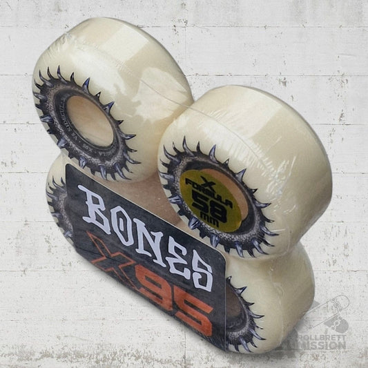 Bones X - Formula 95A 58mm Street Cleats V5 Sidecut Wheels - Skateboard - Rollen - Rollbrett Mission