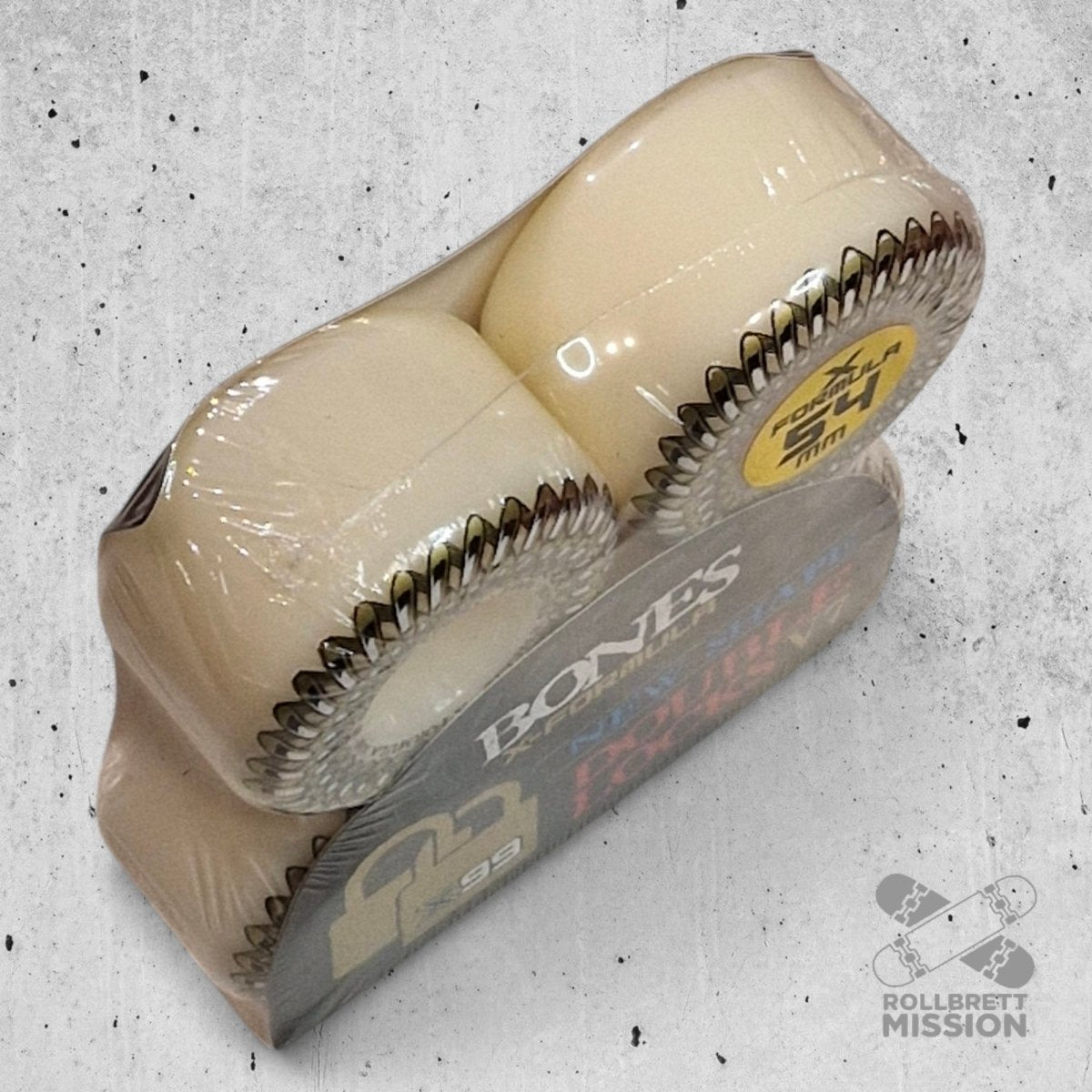 Bones X - Formula 99A 56mm Double Lock V7 Shape Wheels - Skateboard - Rollen - Rollbrett Mission