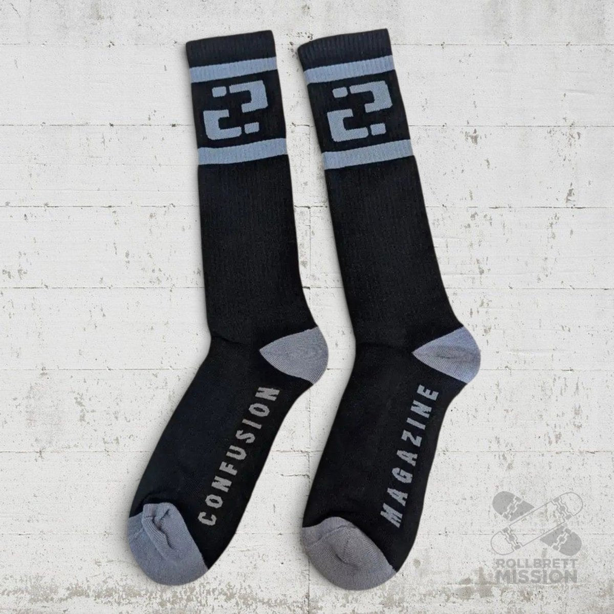 Confusion Magazine Socks Socken Question Mark - Socken - Rollbrett Mission