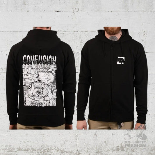 Confusion Magazine Zipper Backyard DIY black - Rollbrett Mission