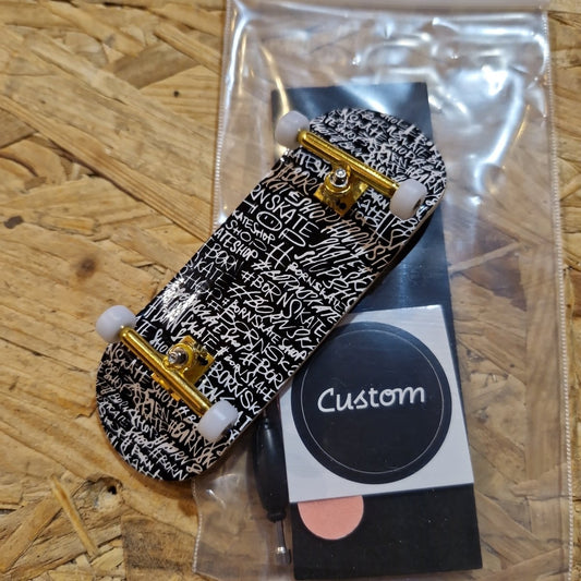 Custom Fingerboard Complete Pro Born Words 34mm - Fingerboard - Rollbrett Mission