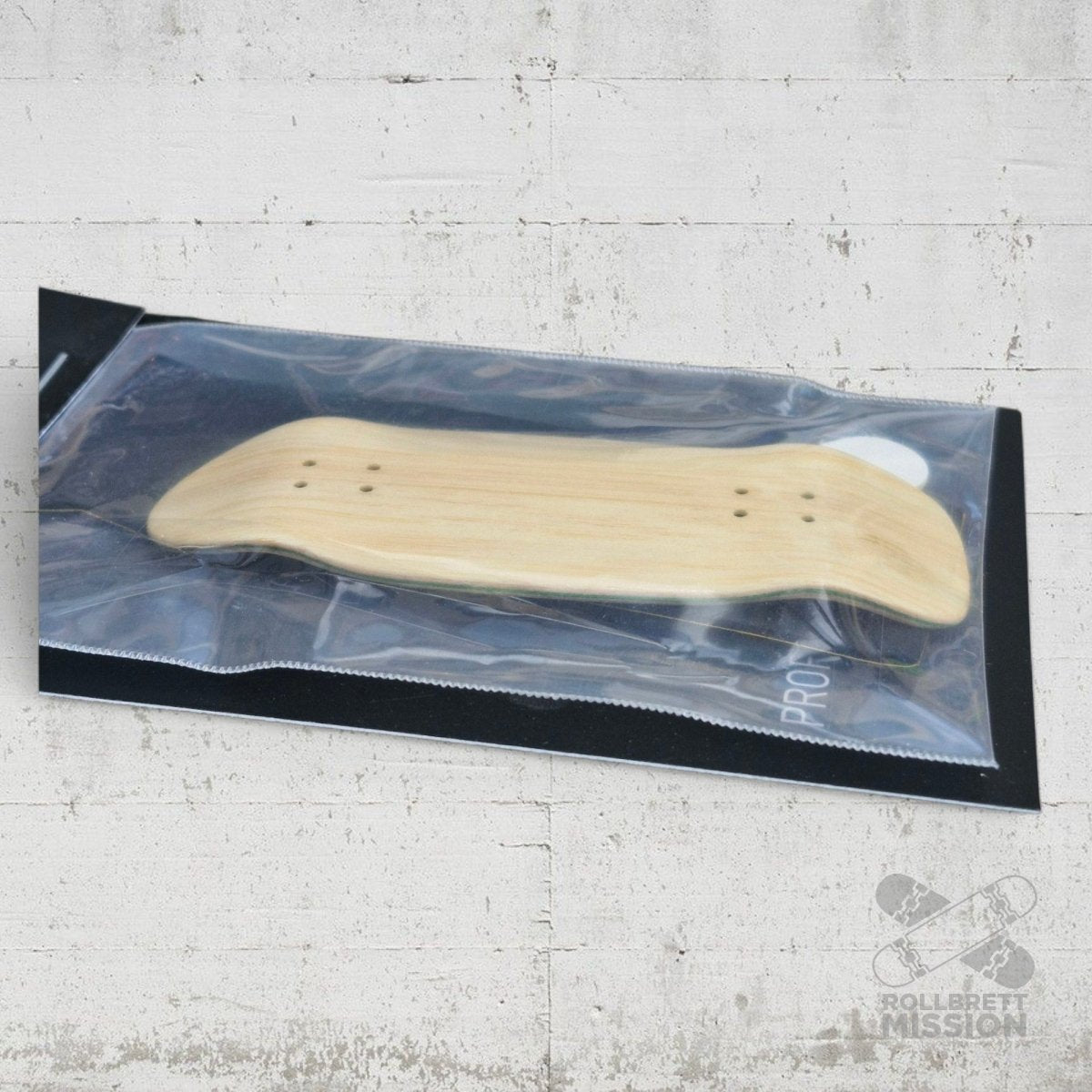 Custom Fingerboard Deck Old School bamboo - Fingerboard - Rollbrett Mission