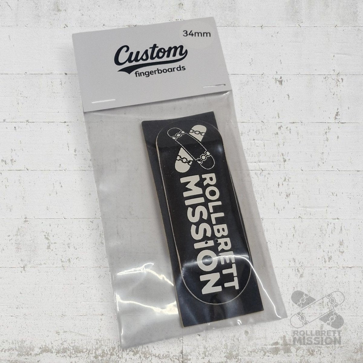 Custom x Rollbrett Mission Fingerboard Deck Classic 34mm - Fingerboard - Rollbrett Mission