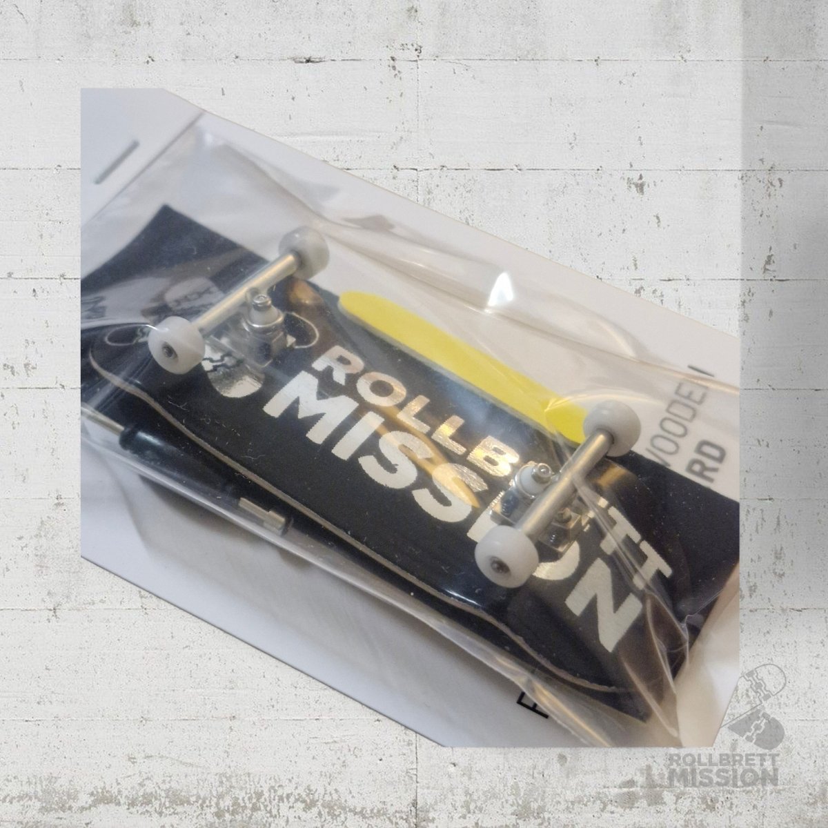 Custom x Rollbrett Mission Fingerboard Pro Complete Classic Logo 34mm - Fingerboard - Rollbrett Mission