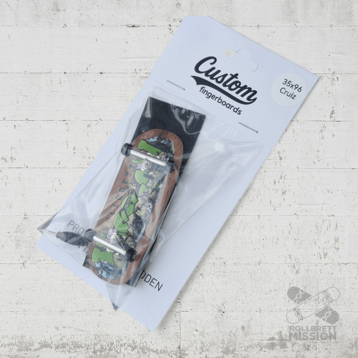 Custom x Rollbrett Mission Fingerboard Pro Complete Shop Spirit 35x96 Cruiser Shape - Fingerboard - Rollbrett Mission