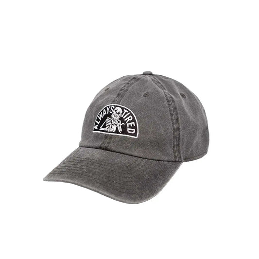 DEATH BY COFFEE Dad Cap Always Tired acid black - Kopfbekleidung & - tücher - Rollbrett Mission