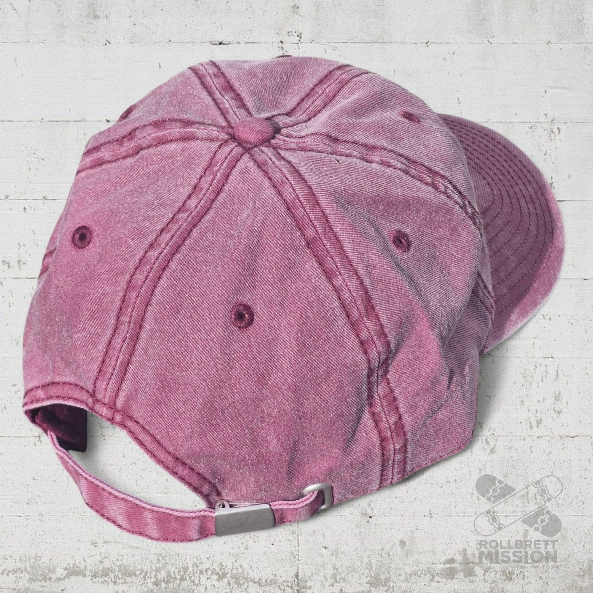 DEATH BY COFFEE Dad Cap Always Tired acid burgundy - Kopfbekleidung & - tücher - Rollbrett Mission