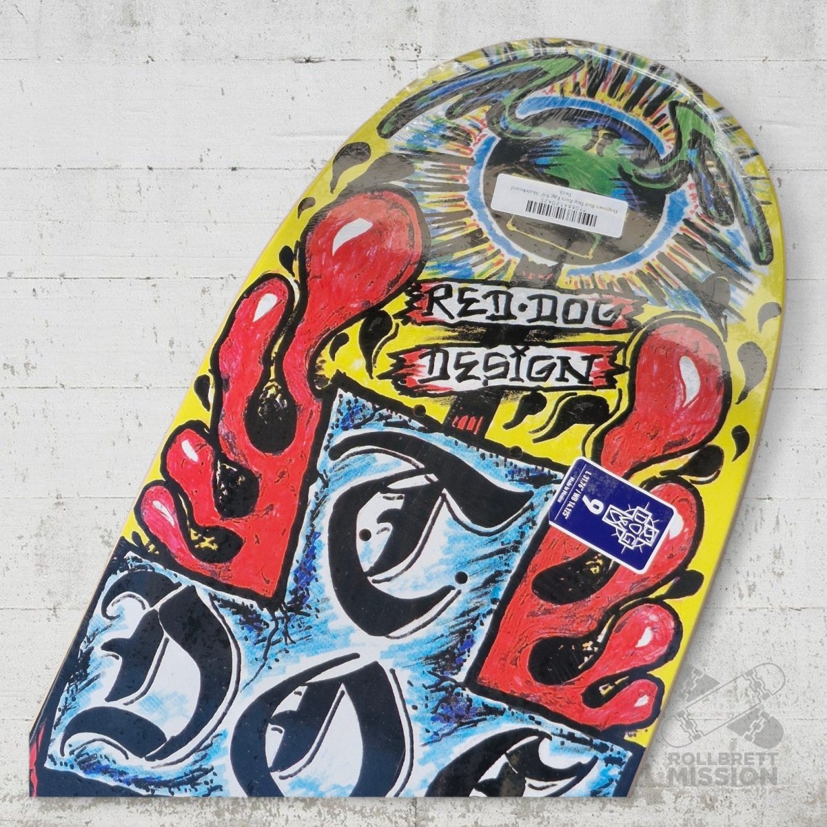 Dogtown Red Dog RXCX Egg 9.0" Deck - Skateboard - Decks - Rollbrett Mission