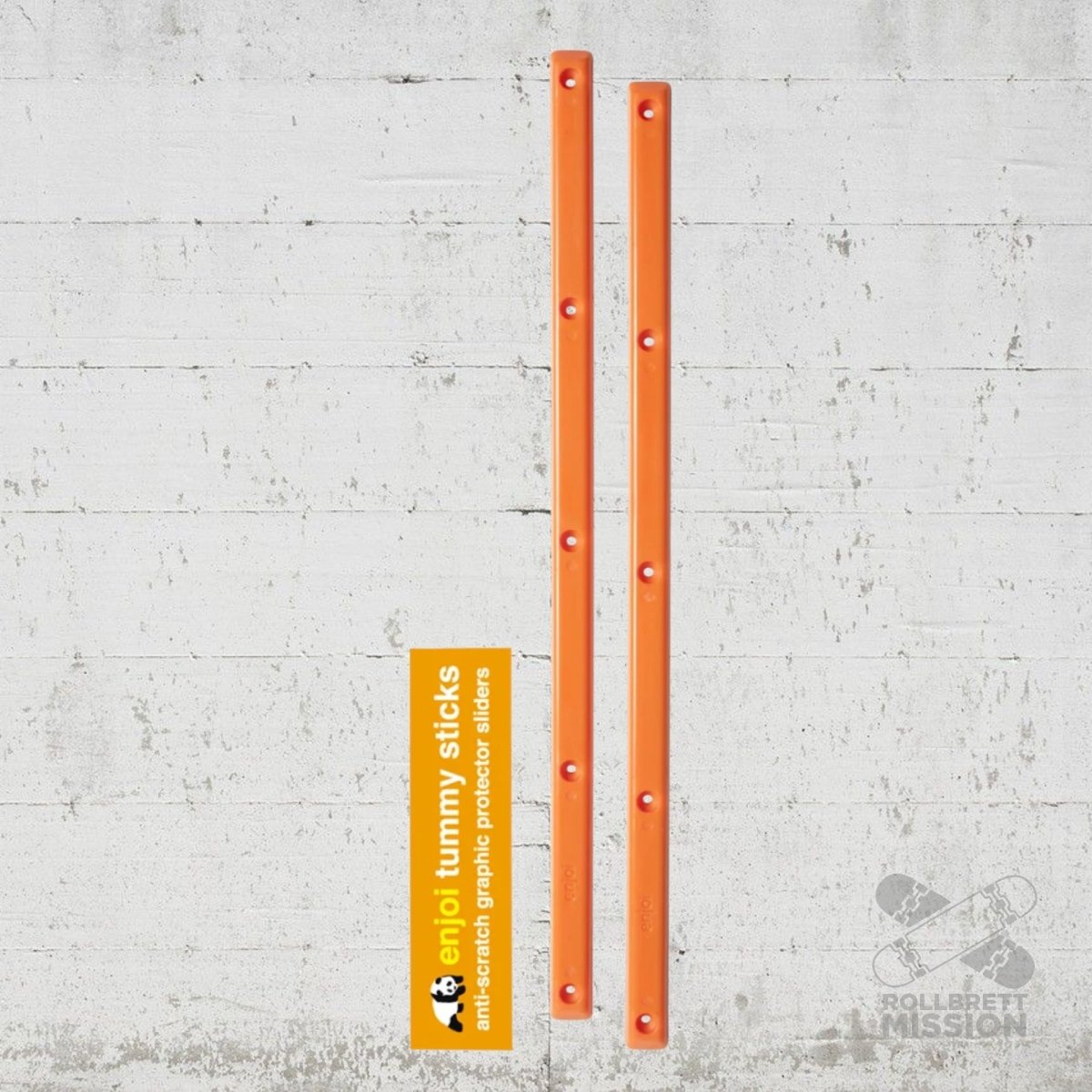 Enjoi Rails Tummy Sticks orange - Rollbrett Mission