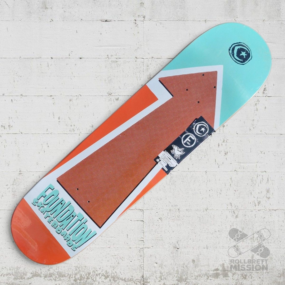 Foundation Arrow Mint 8.0" Deck - Skateboard - Decks - Rollbrett Mission