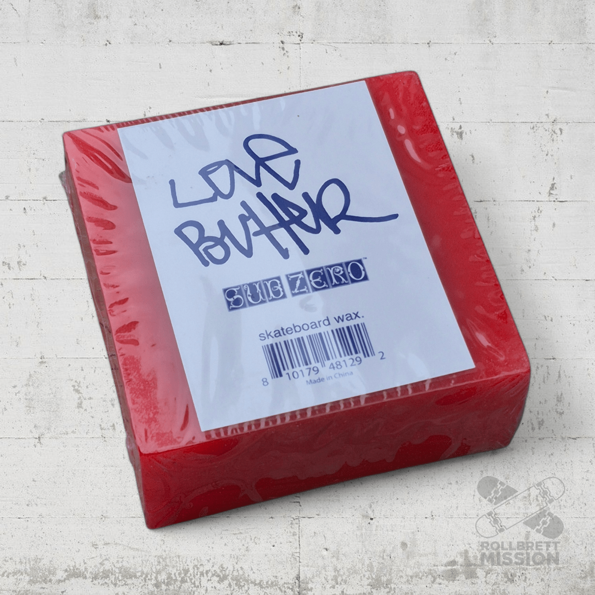 Heritage Sub Zero Love Butter Curb Wax - Rollbrett Mission