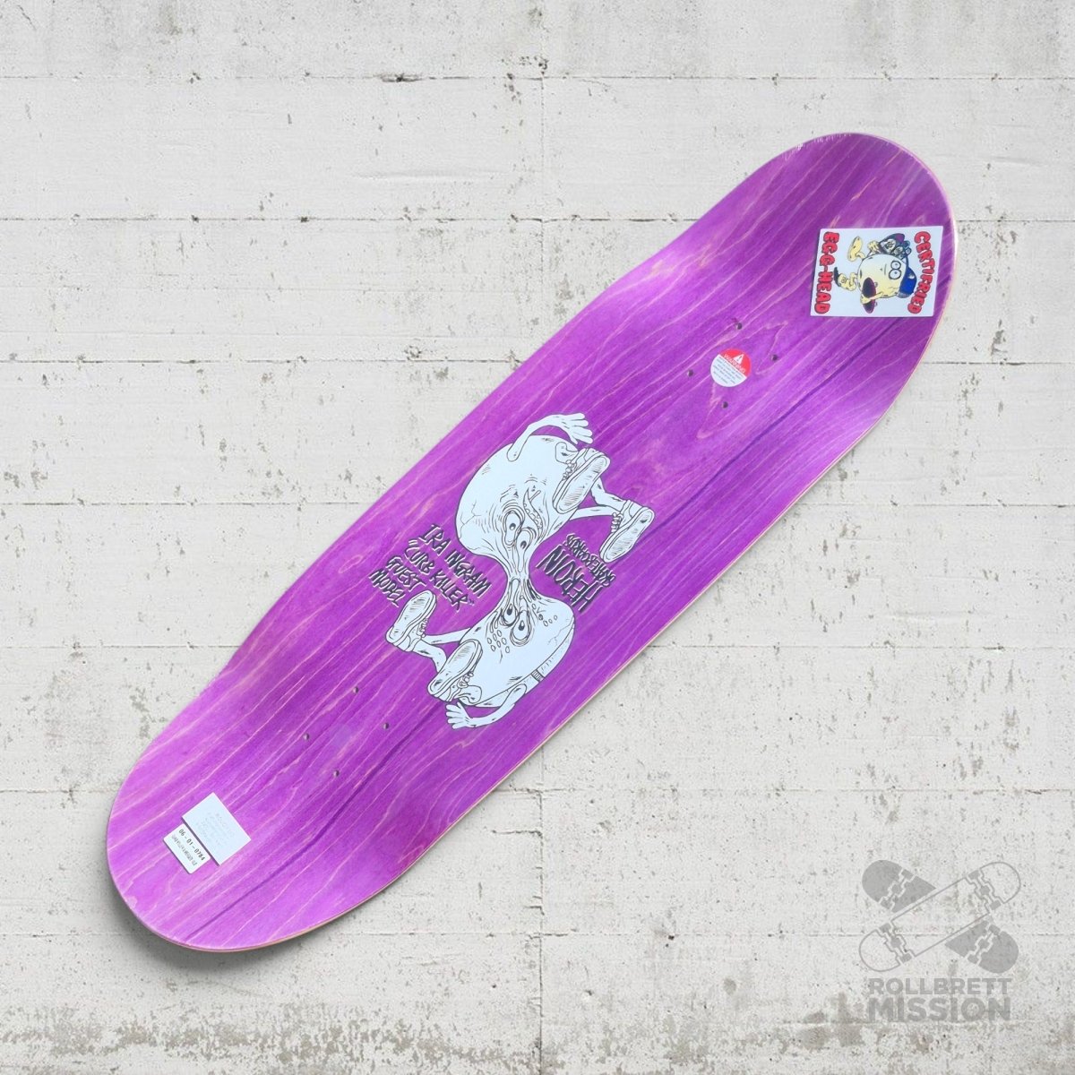 Heroin Skateboards Curb Killer 9 Merged 10.0 Deck - Skateboard - Decks - Rollbrett Mission