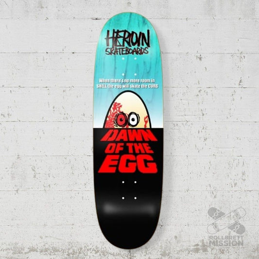 Heroin Skateboards Dawn Of The Egg 9.4 Deck - Skateboard - Decks - Rollbrett Mission