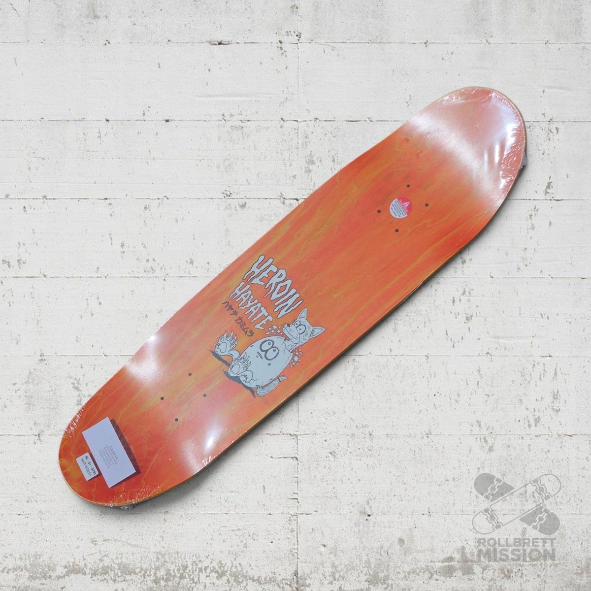 Heroin Skateboards Hayate Fox Symmetrical Egg 8.75 Deck - Skateboard - Decks - Rollbrett Mission