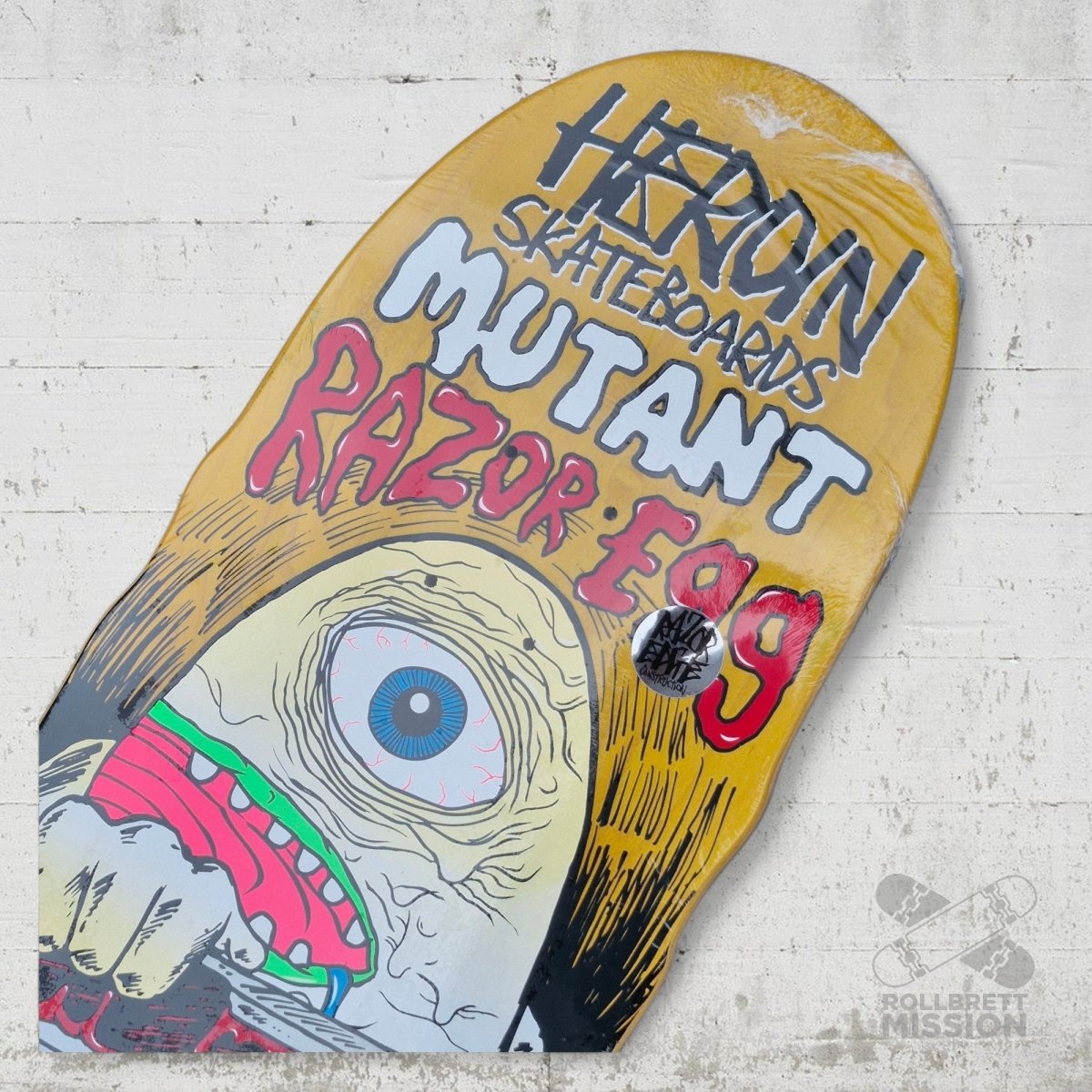 Heroin Skateboards Mutant Razor Egg 9.5 Deck - Skateboard - Decks - Rollbrett Mission