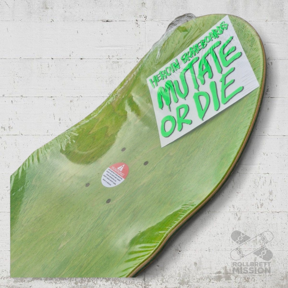 Heroin Skateboards Mutant Razor Egg 9.5 Deck - Skateboard - Decks - Rollbrett Mission