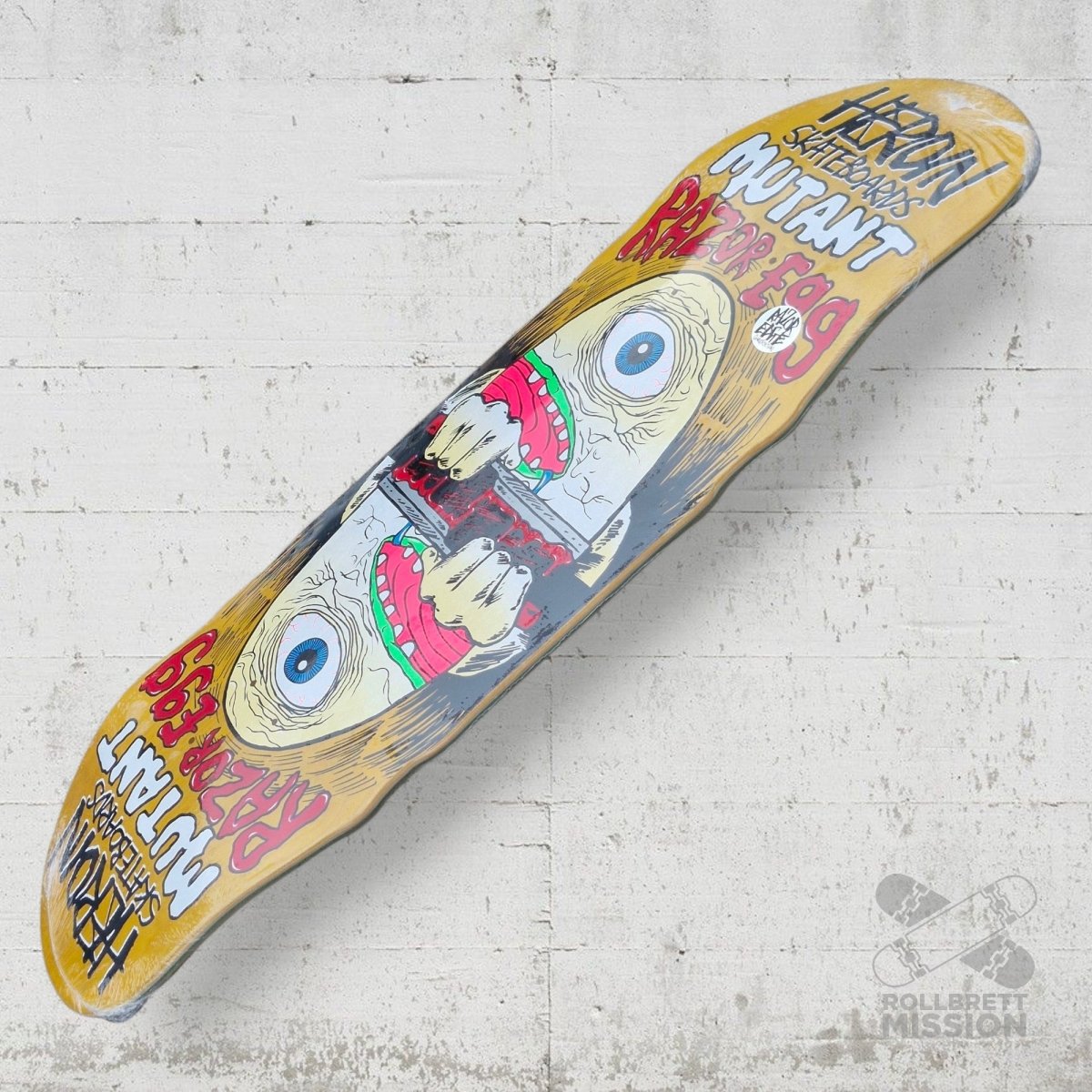 Heroin Skateboards Mutant Razor Egg 9.5 Deck - Skateboard - Decks - Rollbrett Mission