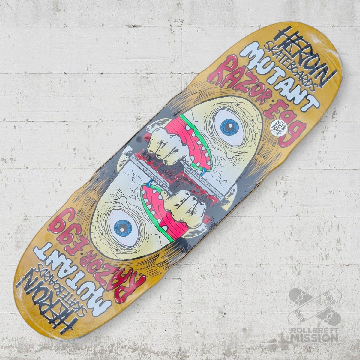 Heroin Skateboards Mutant Razor Egg 9.5 Deck - Skateboard - Decks - Rollbrett Mission