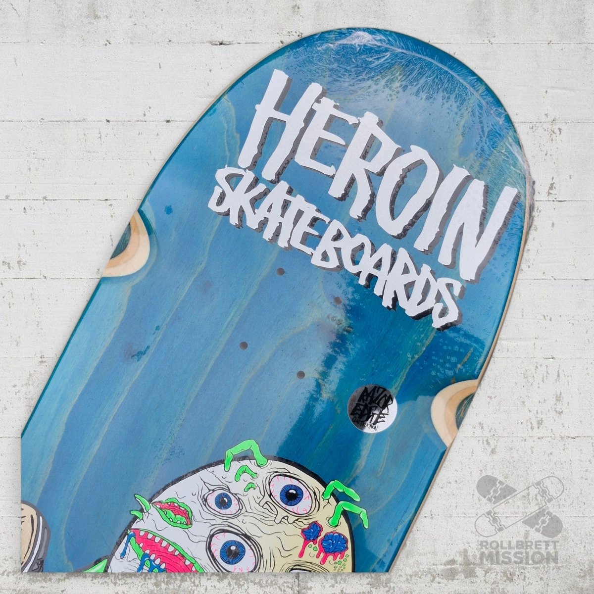 Heroin Skateboards Mutant Wide Boy 10.4 Deck - Skateboard - Decks - Rollbrett Mission