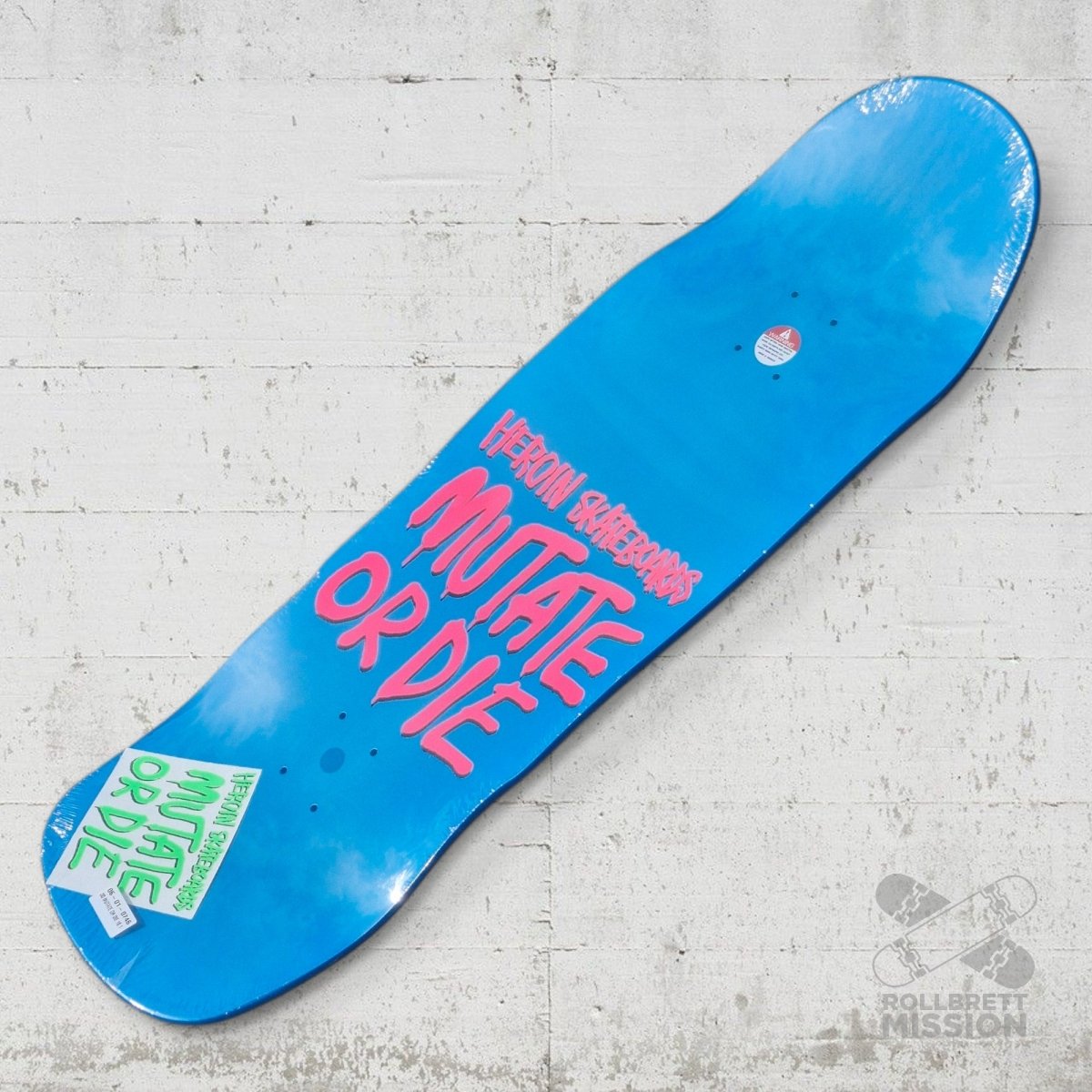 Heroin Skateboards Mutate Or Die Dead Dave 10.4 Deck - Skateboard - Decks - Rollbrett Mission
