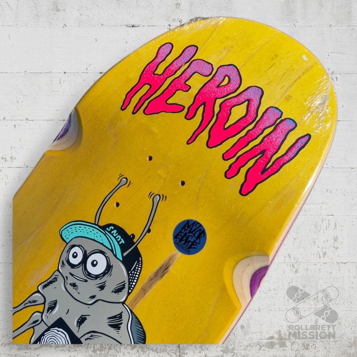 Heroin Skateboards NH Nolan Houghton Bug 10.25 Deck - Skateboard - Decks - Rollbrett Mission