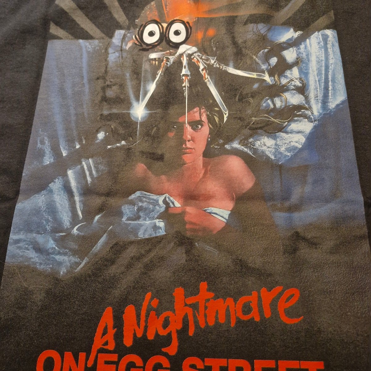 Heroin Skateboards T-Shirt Nightmare On Egg Street black - Rollbrett Mission