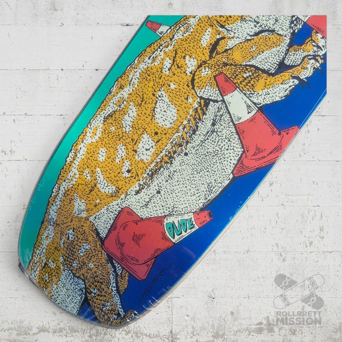 Heroin Skateboards Zane Timpson Double Shovel Sym 9.0 Deck - Skateboard - Decks - Rollbrett Mission