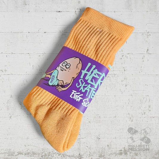 Heroin Socken Big Egg Socks neon orange - Socken - Rollbrett Mission