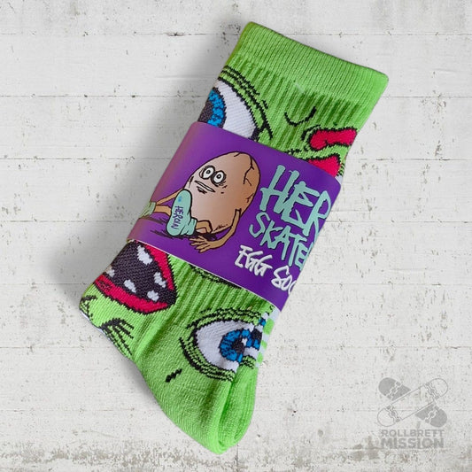 Heroin Socken Mutant Socks green - Socken - Rollbrett Mission