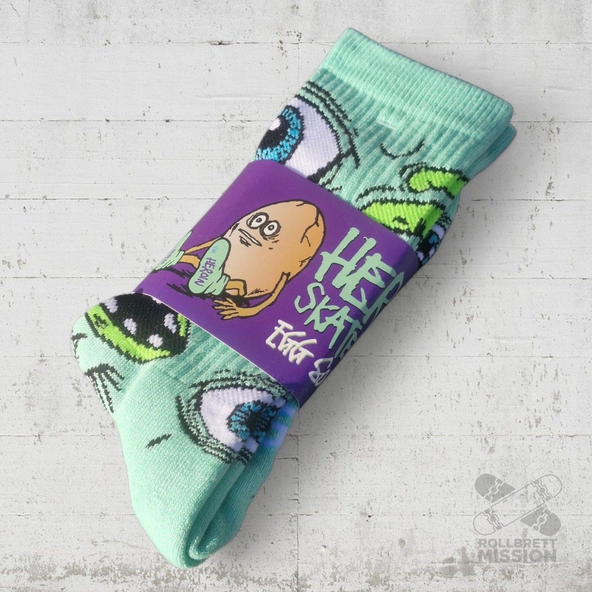 Heroin Socks Mutant teal Socken - Socken - Rollbrett Mission