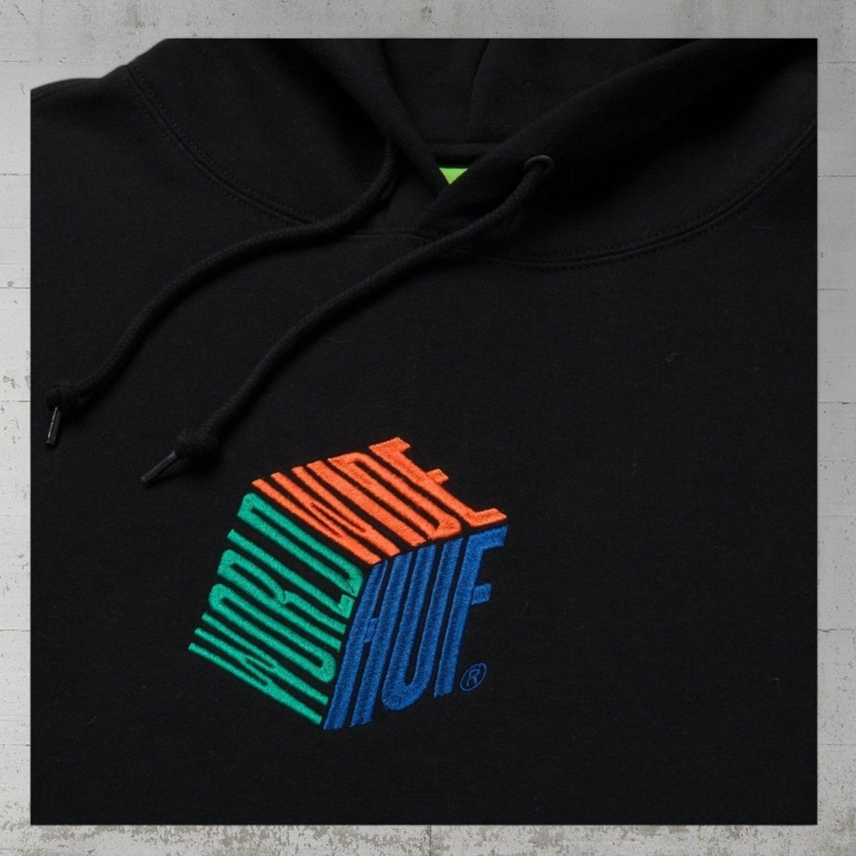 HUF Hoodie Dimensions black - Shirts & Tops - Rollbrett Mission