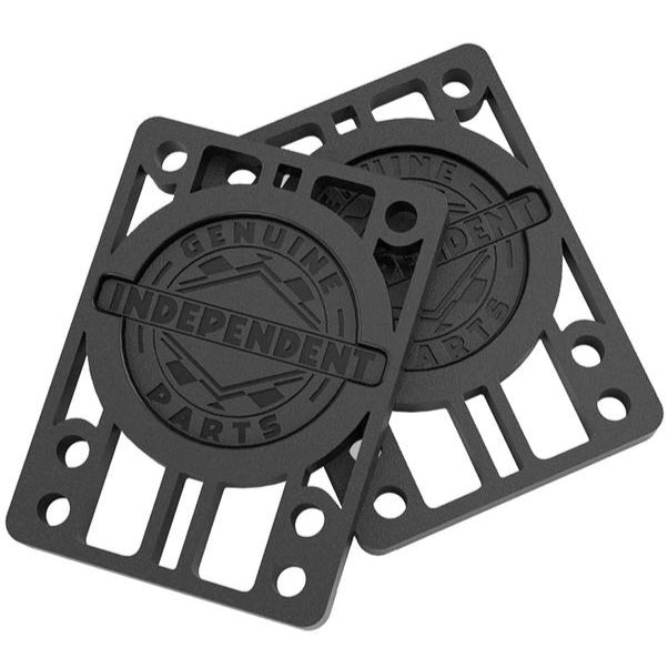 Independent 1/8" 3mm Riserpads black - Skateboard-Kleinteile - Rollbrett Mission