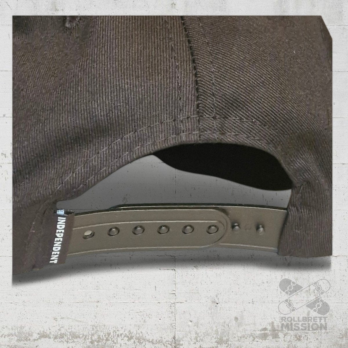 Independent Bar Logo Unstructured Cap black - Kopfbekleidung & - tücher - Rollbrett Mission