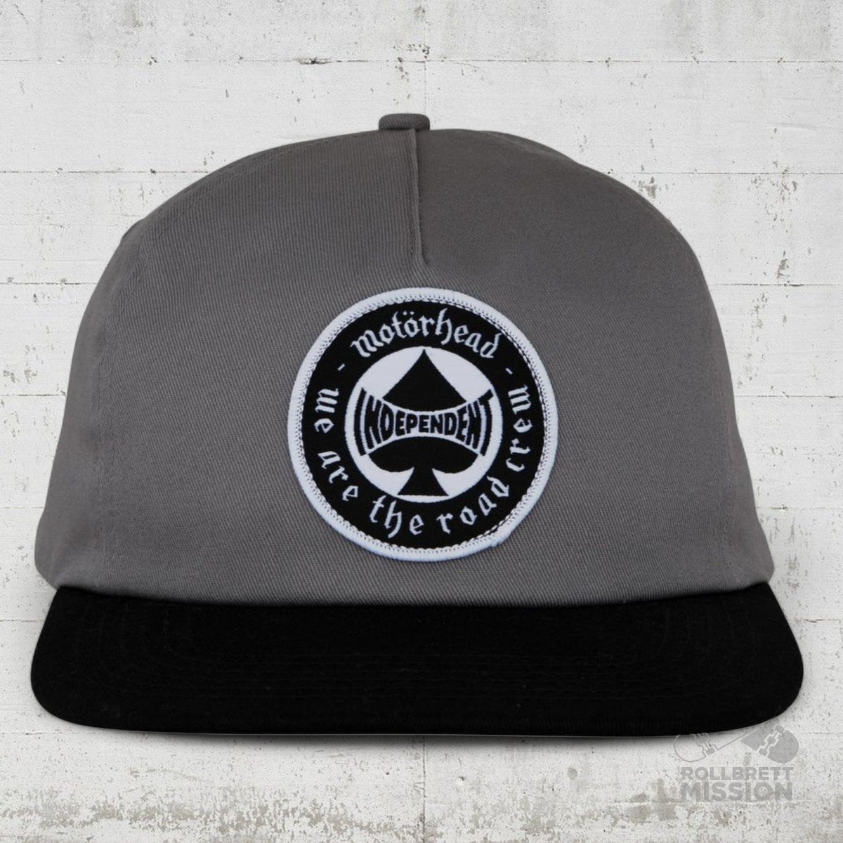 Independent Cap Motörhead Spade Snapback Hat charcoal - black - Kopfbekleidung & - tücher - Rollbrett Mission