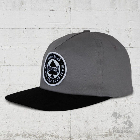Independent Cap Motörhead Spade Snapback Hat charcoal - black - Kopfbekleidung & - tücher - Rollbrett Mission