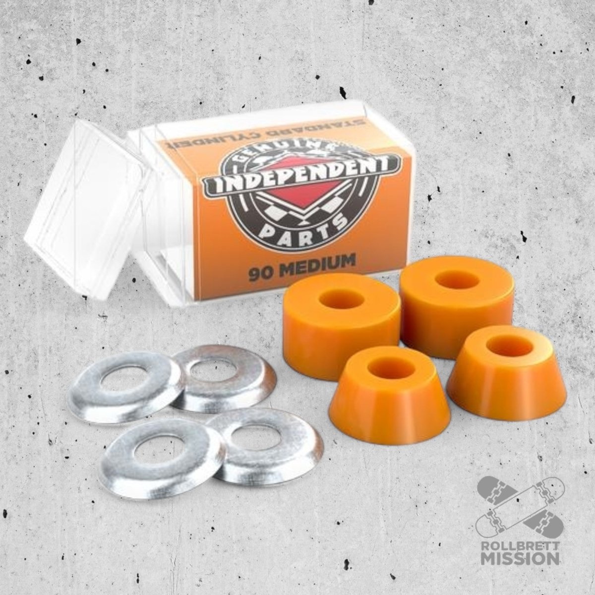 Independent Standard Cylinder Cushions Medium 90A - Skateboard - Kleinteile - Rollbrett Mission