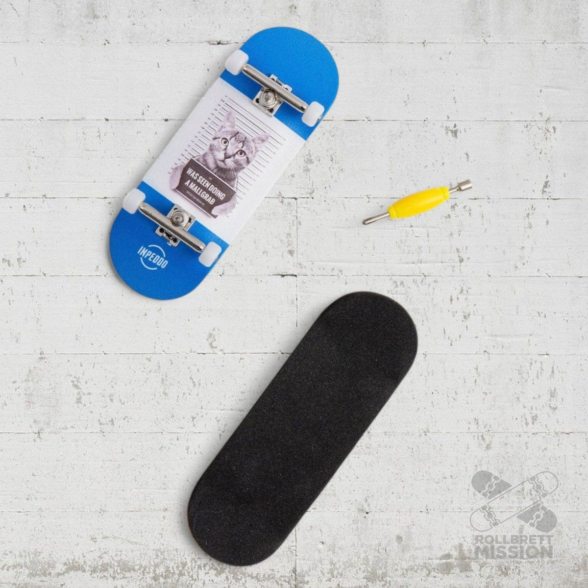 Inpeddo Fingerboard Gen3 Mall Grab Cat 34mm - Fingerboard - Rollbrett Mission